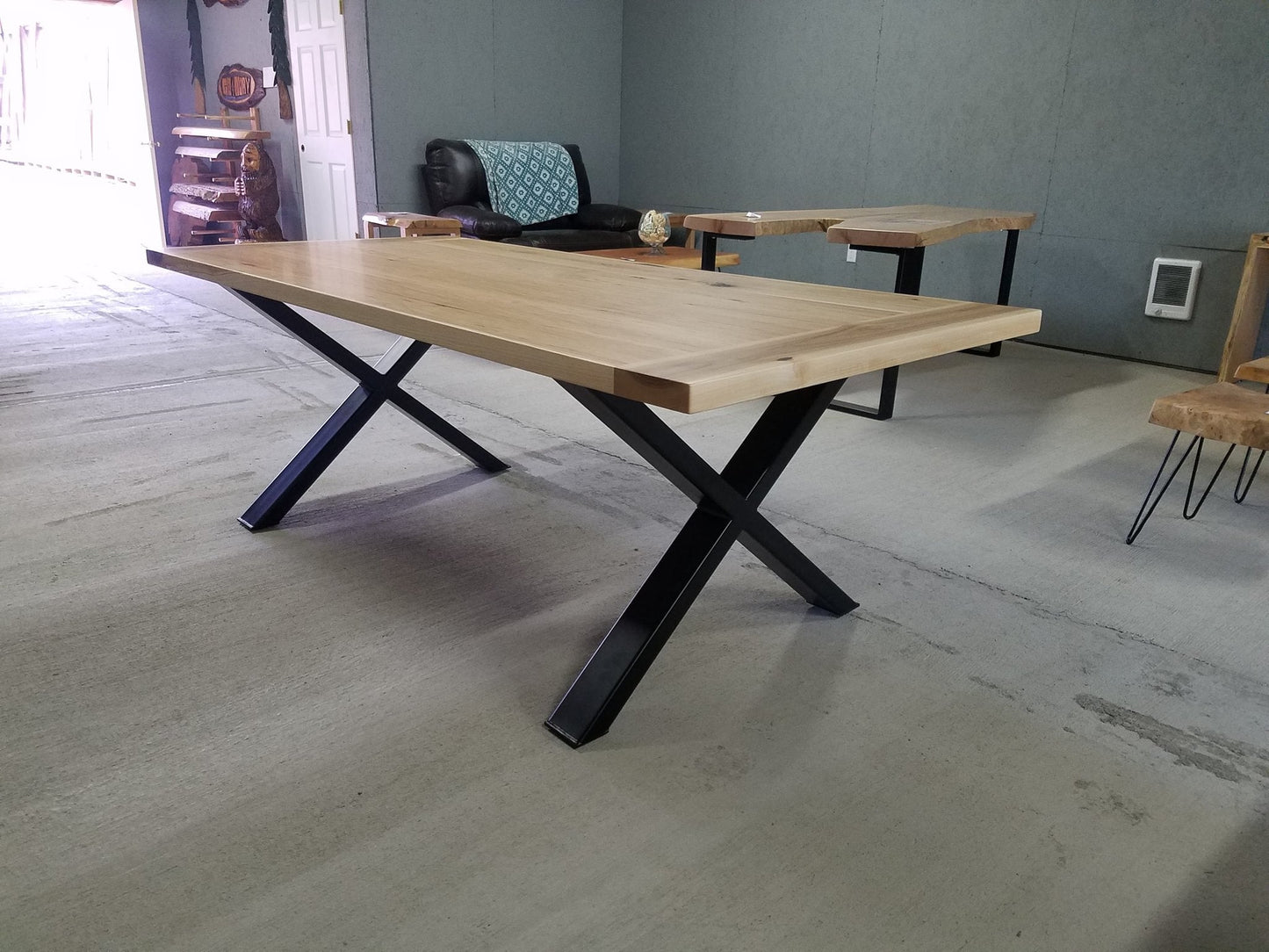 Hickory Farmhouse Style Dining Room Table - Shipping Not Included - Stormo Hardwoods
