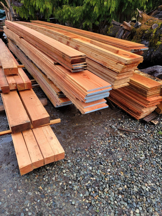 Rough Cut Cedar 2" x 4" x 8ft Pick up only. - Stormo Hardwoods
